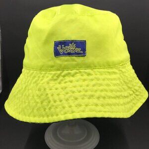 UV Skinz reversible beach bucket hat for kids.  Size 5. Yellow and blue